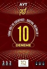 IQ Yayınları AYT Türk Dili ve Edebiyatı Sosyal Bilimler Püf 10 Deneme
