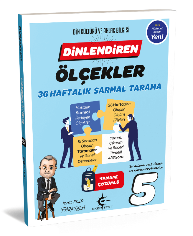 Eker Test Yayınları 5. Sınıf Dinlendiren Ölçeklerle 36 Hafta Sarmal Test