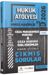 Dizgi Kitap 2026 Hukuk Atölyesi Hakimlik HMGS Hukuk Mesleklerine Giriş Sınavı Ceza Muhakemesi Hukuku Çıkmış Sorular