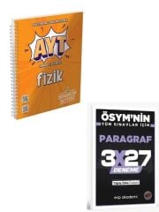 Murat 2027 AYT Fizik Öğrencim Defteri+ EVP Akademi Paragraf