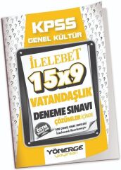 Yönerge KPSS Vatandaşlık 15x9 Deneme Çözümlü