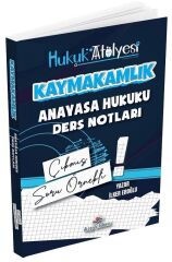 Dizgi Kitap Hukuk Atölyesi Kaymakamlık Anayasa Hukuku Ders Notları - İlker Eroğlu Dizgi Kitap