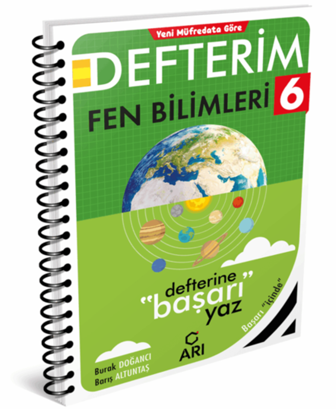 Arı Yayınları 6 Sınıf Fenito Fen Bilimleri Defterim