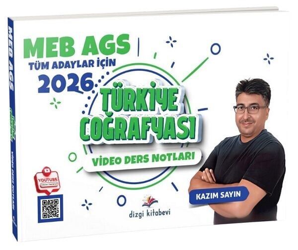 Dizgi Kitap 2026 MEB-AGS Türkiye Coğrafyası Konu Anlatımlı - Kazım Sayın Dizgi Kitap Yayınları