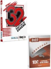 Pruva 2027 8. Sınıf Türkçe 32 Haftalık Deneme+ Anka Paragraf