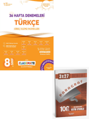 Okyanus 2027 8. Sınıf Classmate 36 Hafta Denemeleri Türkçe Süreç İzleme Fasikülleri+ Anla Kazan Paragraf