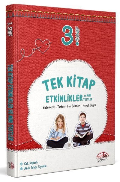 Editör Yayınevi 3. Sınıf Tek Kitap Etkinlikler ve Mini Testler