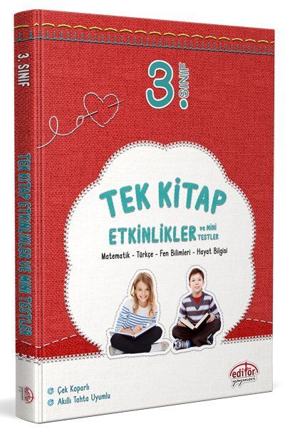 Editör Yayınevi 3. Sınıf Tek Kitap Etkinlikler ve Mini Testler