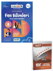 Okyanus 2027 8. Sınıf Classmate 36 Hafta Denemeleri Fen Bilimleri Süreç İzleme Fasikülleri+ Anla Kazan Paragraf
