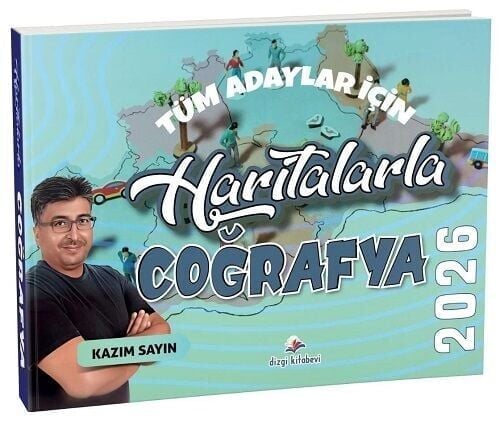 Dizgi Kitap KPSS MEB-AGS Haritalarla Coğrafya - Kazım Sayın Dizgi Kitap Yayınları
