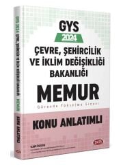Data 2024 GYS Çevre, Şehircilik ve İklim Değişikliği Bakanlığı Memur Konu Anlatımlı Data Yayınları