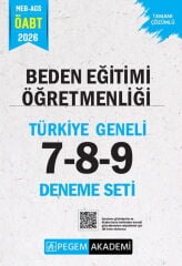 Pegem Yayınları 2026 MEB AGS ÖABT Beden Eğitimi Öğretmenliği Türkiye Geneli 7-8-9 Deneme Seti
