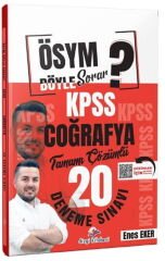 Dizgi Kitap KPSS Coğrafya ÖSYM Böyle Sorar 20 Deneme