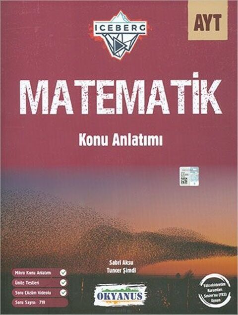 Okyanus Yayınları AYT Matematik Iceberg Konu Anlatımlı