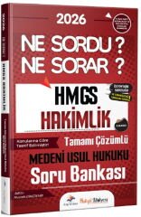 Dizgi Kitap 2026 Hukuk Atölyesi HMGS Hakimlik Medeni Usul Hukuku Ne Sordu Ne Sorar Soru Bankası