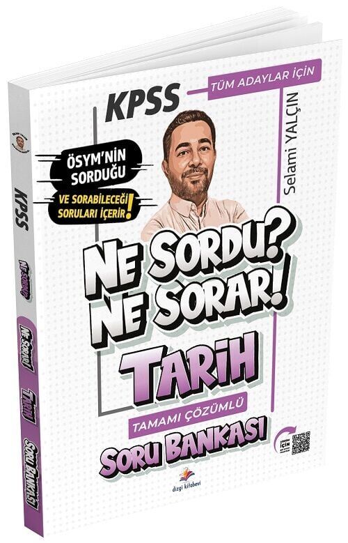 Dizgi Kitap KPSS Tarih Ne Sordu Ne Sorar Soru Bankası Çözümlü - Selami Yalçın Dizgi Kitap Yayınları