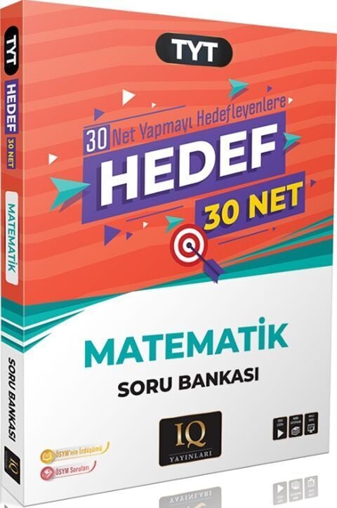 IQ Yayınları YKS TYT Matematik Hedef 30 Net Soru Bankası IQ Yayınları