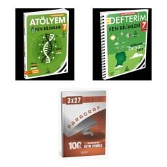 2027 Arı 7 Sınıf Fenito Bilimleri GÜNCEL Fen Atölyem Soru + Defterim Konu + anla kazan paragraf deneme 3'lü Set
