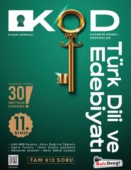 Kafa Dengi Yayınları 11. Sınıf Kod Türk Dili ve Edebiyatı Kazanım Odaklı Denemeleri