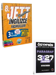 Ünlüler Karması 2027 8. Sınıf İngilizce JETT Soru Fasikülleri+ EVP Akademi Paragraf
