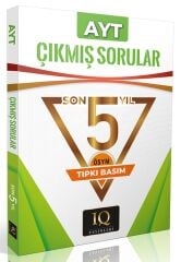IQ Yayınları YKS AYT Çıkmış Sorular Son 5 Yıl Tıpkı Basım IQ Yayınları