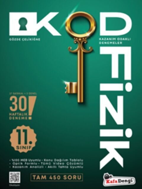 Kafa Dengi Yayınları 11. Sınıf Kod Fizik Kazanım Odaklı Denemeleri