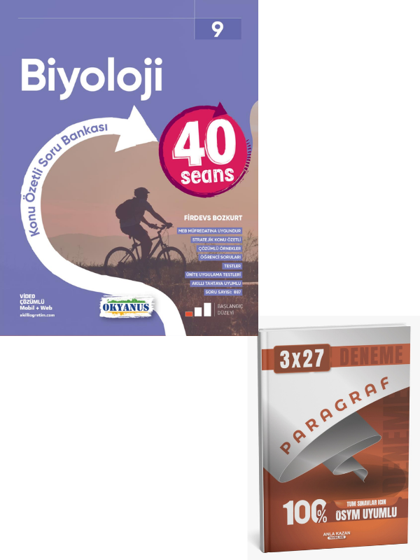 Okyanus 2027 9. Sınıf 40 Seans Biyoloji+ Anla Kazan Paragraf