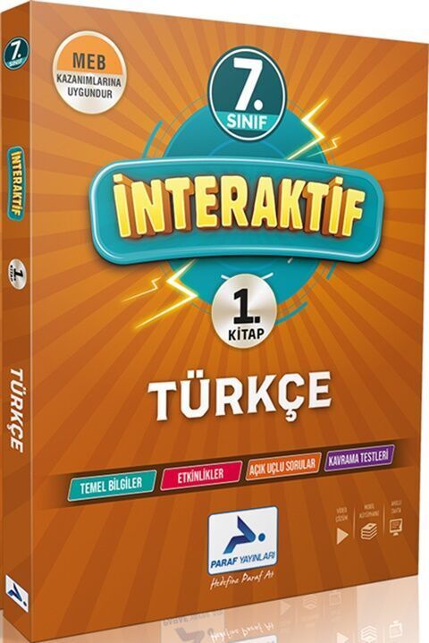 Paraf Yayınları 7.Sınıf İnteraktif Türkçe Soru Bankası