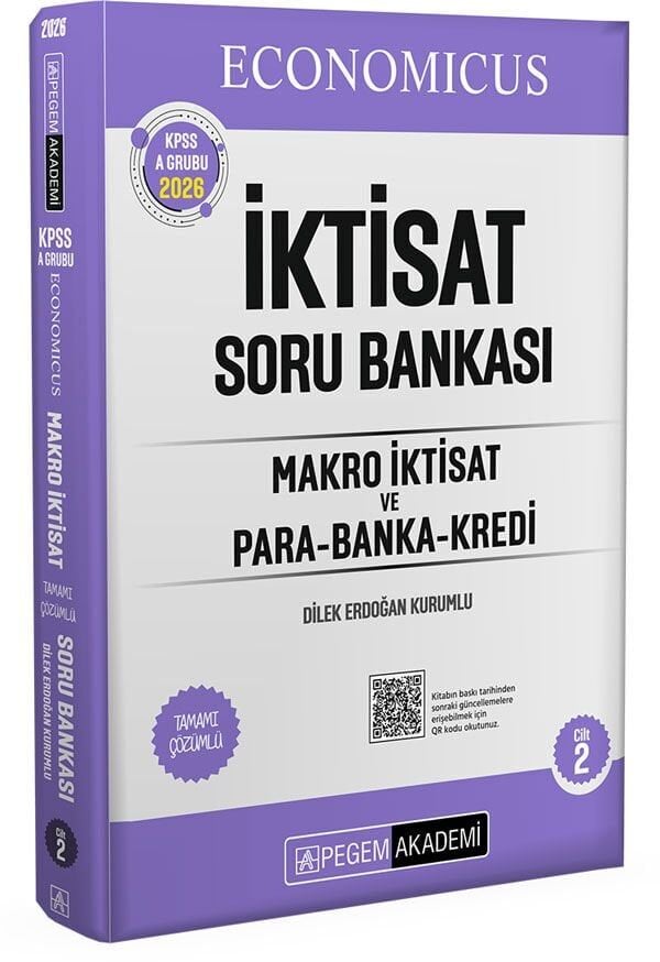 Pegem 2026 KPSS A Grubu Economicus İktisat Soru Bankası Cilt-2 Makro İktisat Pegem Akademi Yayınları