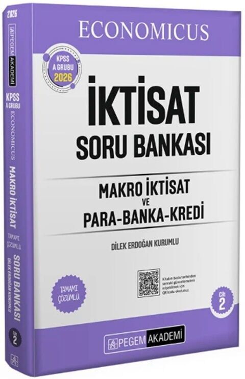Pegem 2026 KPSS A Grubu Economicus İktisat Soru Bankası Cilt-2 Makro İktisat Pegem Akademi Yayınları