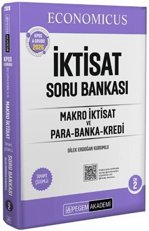 Pegem 2026 KPSS A Grubu Economicus İktisat Soru Bankası Cilt-2 Makro İktisat Pegem Akademi Yayınları