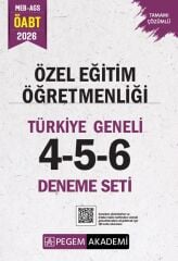 Pegem 2026 ÖABT MEB-AGS Özel Eğitim Öğretmenliği Türkiye Geneli 3 Deneme (4-5-6) Pegem Akademi Yayınları
