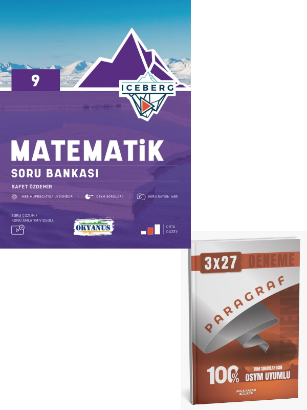 Okyanus 2027 9. Sınıf Iceberg Matematik Soru Bankası+ Anla Kazan Paragraf