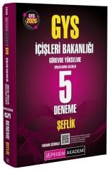 Pegem 2026 GYS İçişleri Bakanlığı Şeflik 5 Deneme Çözümlü Görevde Yükselme Pegem Akademi Yayınları