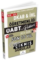 Dizgi Kitap 2026 ÖABT MEB-AGS nin Rehberi DKAB Din Kültürü Öğretmenliği Son 13 Yıl Çıkmış Sorular Çözümlü - Esra Işık Kulp, Zarif Muallime Dizgi Kitap Yayınları