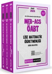 Pegem 2026 ÖABT MEB-AGS Lise Matematik Öğretmenliği Konu Anlatımlı Modüler Set Pegem Akademi Yayınları