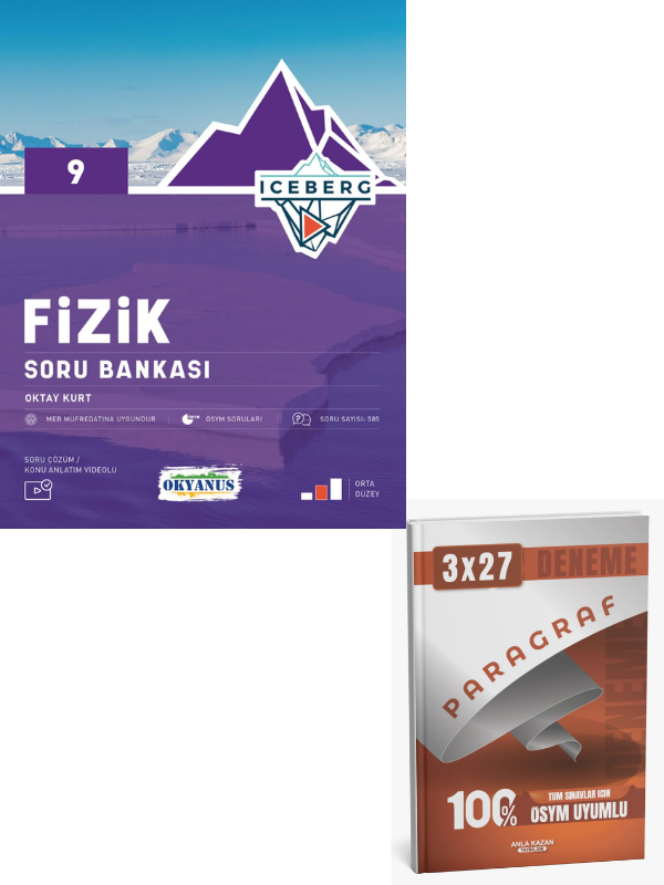 Okyanus 2027 9. Sınıf Iceberg Fizik Soru Bankası+ Anla Kazan Paragraf