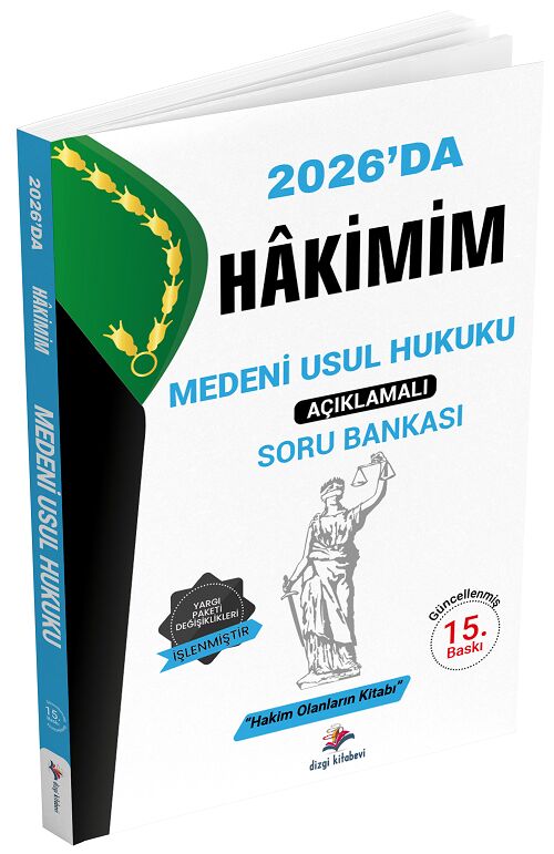 Dizgi Kitap 2026 Hakimlik Hakimim Medeni Usul Hukuku Soru Bankası - Serhat Güven Dizgi Kitap