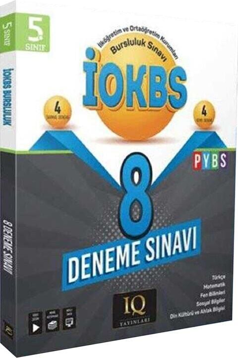 IQ Yayınları 5. Sınıf İOKBS Bursluluk 8 Deneme Çözümlü IQ Yayınları