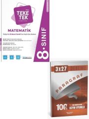 Pruva 2027 8. Sınıf Matematik Teke Tek Soru Bankası+ Anka Paragraf