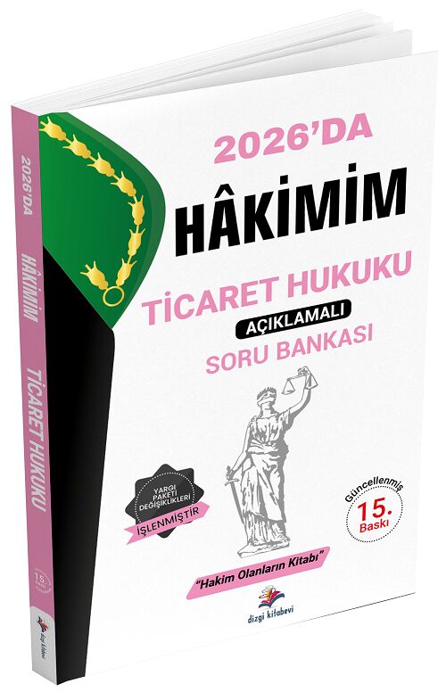 Dizgi Kitap 2026 Hakimlik Hakimim Ticaret Hukuku Soru Bankası - Serhat Güven Dizgi Kitap