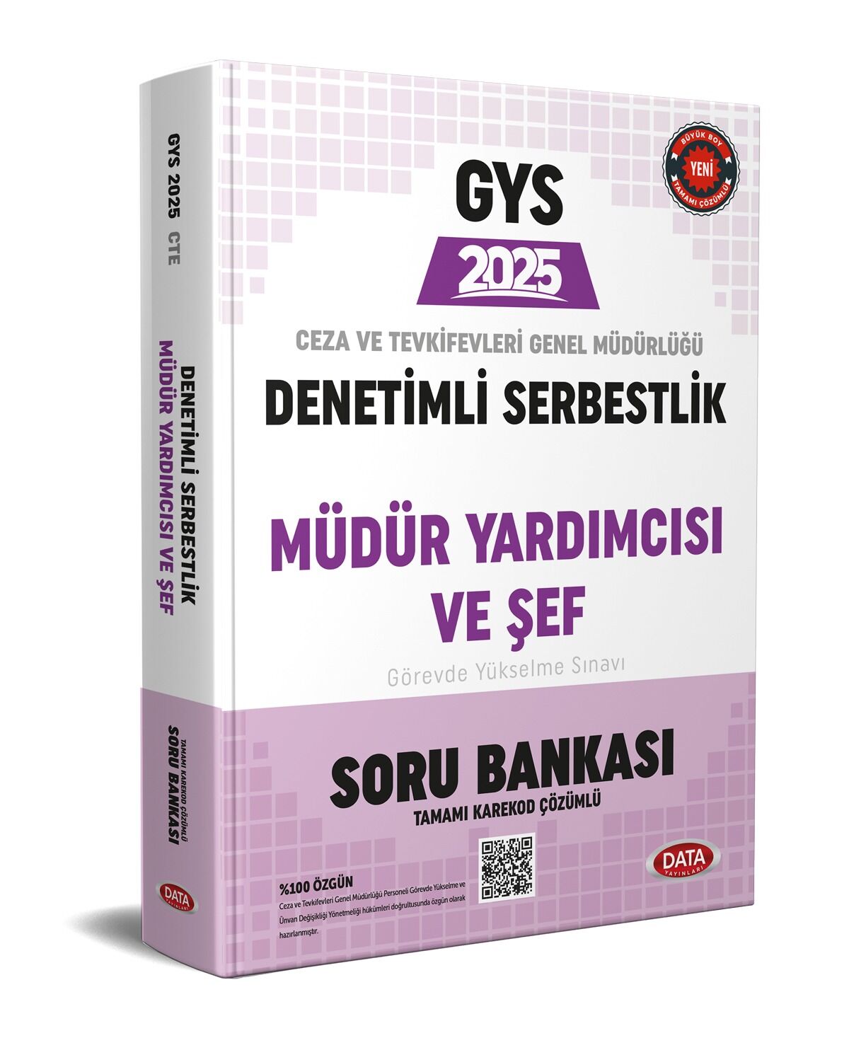 Data 2025 GYS Ceza ve Tevkifevleri Denetimli Serbestlik Müdür Yardımcısı ve Şef Soru Bankası Çözüm