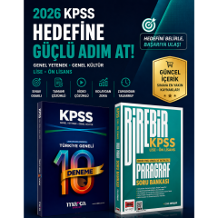 Marka Yayınları KPSS Ön Lisans Türkiye Geneli 10 Deneme & Birebir KPSS Lise - Ön Lisans Paragraf Soru Bankası Yargı Yayınları Seti