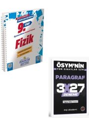 Murat 2027 9.Sınıf Fizik Öğrencim Defteri+ EVP Akademi Paragraf