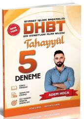 Tahayyül DHBT 5 Deneme Çözümlü - Adem Çoban, Mustafa Çoban Tahayyül Yayınları