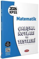 Data 2026 KPSS Matematik Çalışma Notları ve Testleri Çözümlü Data Yayınları
