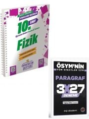 Murat 2027 10.Sınıf Fizik Öğrencim Defteri+ EVP Akademi Paragraf