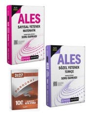 Anla Kazan + Pegem 2026 ALES Türkçe Sözel Yetenek + Matematik Sayısal Yetenek Soru Bankası 3 lü Set