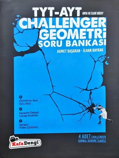 Kafa Dengi TYT AYT Geometri Challenger Orta ve İleri Düzey Soru Bankası