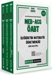 Pegem 2026 ÖABT MEB-AGS İlköğretim Matematik Öğretmenliği Konu Anlatımlı Modüler Set Pegem Akademi Yayınları